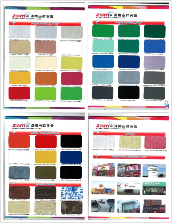 Transfer Printing Film Aluminum Composite Panel Use for Kitchen Decoration