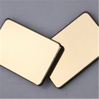 Mirror Aluminum Composite Panel PE PVDF Coating 0.3mm Aluminum Silver Copper Gold