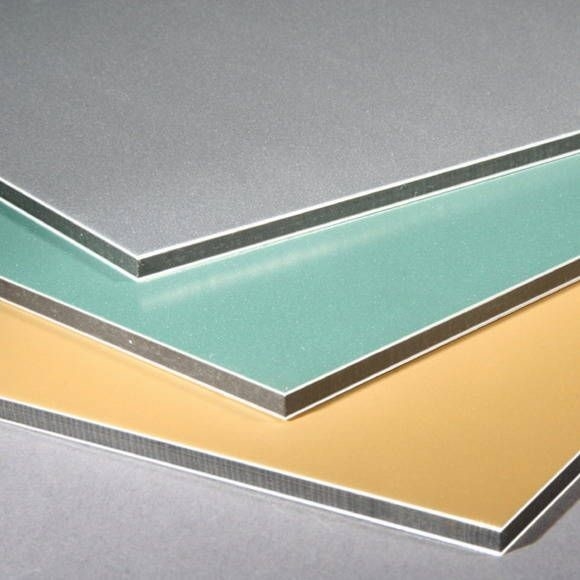 Trang trí ngoại thất Tấm composite PVDF ACP Chống tĩnh điện AA3003 cho tường 1220 * 2440mm