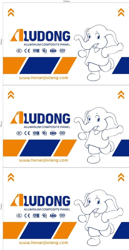 Bảng tổng hợp nhôm ACP 4mm với lớp phủ PVDF 2440mm cho tấm ốp tường bên ngoài