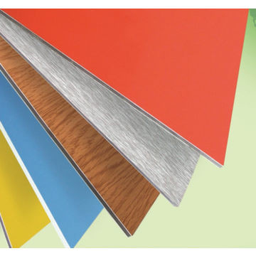PE Aluminium Composite Panel chống ăn mòn trong nhiều màu sắc khác nhau