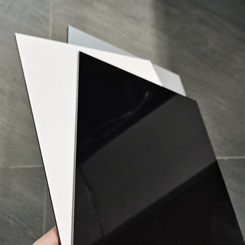 Hơn 5% độ kéo dài PVDF Aluminium Composite Panel 1220mm-1570mm Width PE Core Material