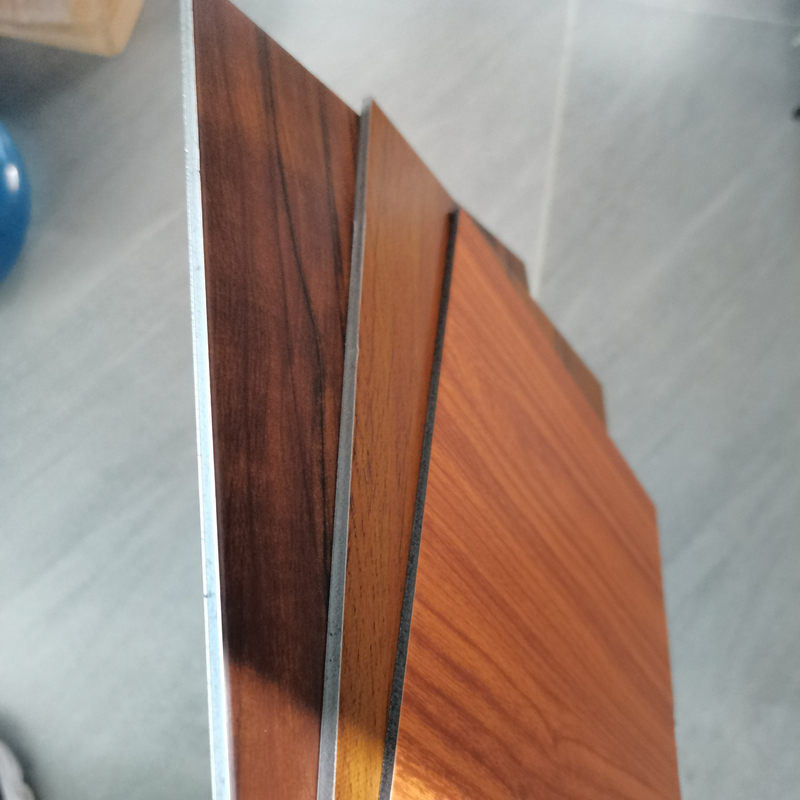 Bảng tổng hợp nhôm hạt gỗ Acp / acm Bảng trang trí trong nhà và ngoài trời