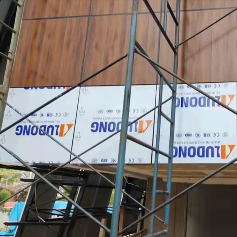 Bảng tổng hợp nhôm hạt gỗ Acp / acm Bảng trang trí trong nhà và ngoài trời