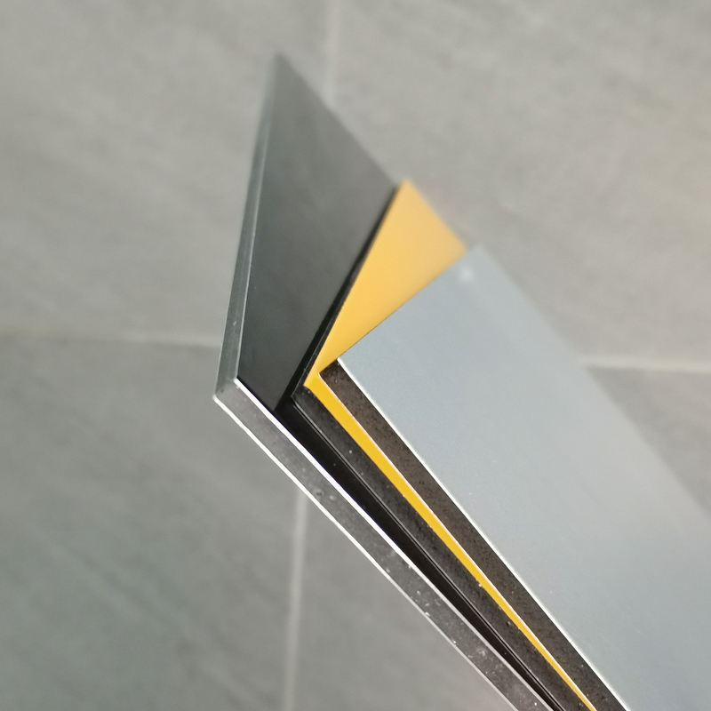 Panel Composite nhôm lõi không thể vỡ 3mm 4 mm ACP Acm Wall Panel cho lớp phủ và biển báo