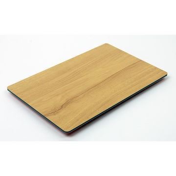 Nhà máy trực tiếp 2mm gỗ hạt nhôm tấm nhựa PE phủ, không dễ cháy cho tường phân vùng bán nóng ACP tấm