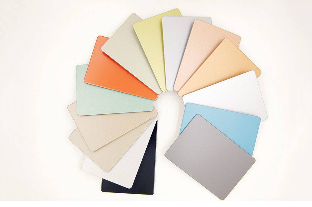 Bảng tổng hợp nhôm có kết cấu Alucobond vẽ cho trang trí nội thất