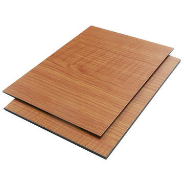 Bao bì an toàn Bảng tổng hợp nhôm gỗ 4mm, lớp phủ PVDF, cách điện âm thanh cho tấm tường sân bay Alucobond Grade