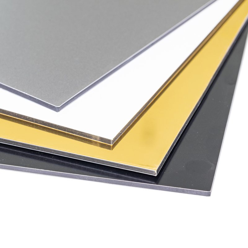 4 * 0.20mm Aluminium Composite Panel ACP cho tấm tường và vật liệu xây dựng
