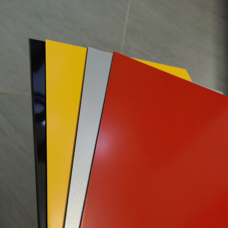 1500 * 5000 * 4mm PVDF Aluminium Composite Panel Acm cho tường rèm và lớp phủ bên ngoài