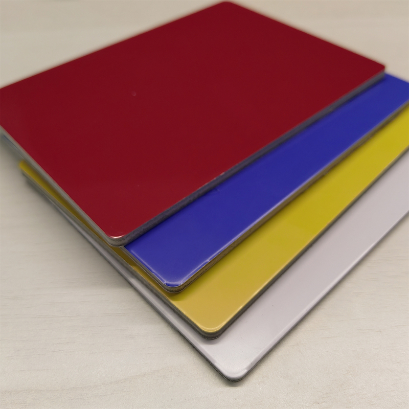 1220*2440*4*0.21mm PVDF Aluminium Composite Panel ACP / Acm Cho tấm tường và trang trí bên ngoài