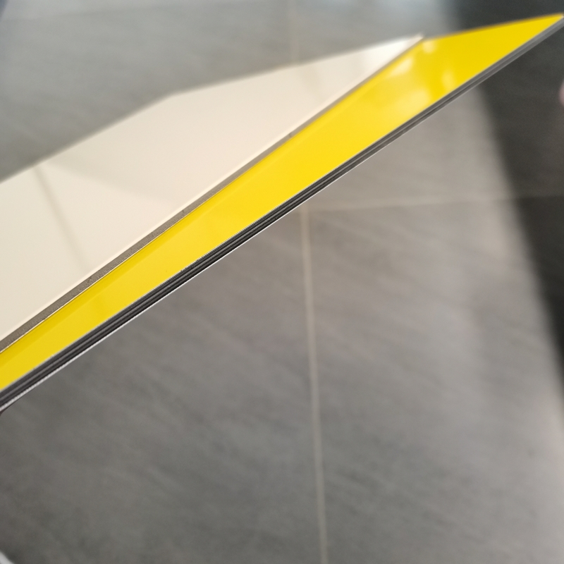 1220*2440*4*0.21mm PVDF Aluminium Composite Panel ACP / Acm Cho tấm tường và trang trí bên ngoài