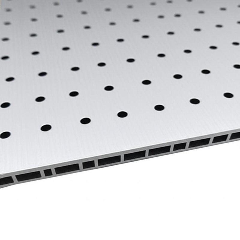 1240mm Panel Width PE Aluminium Composite Panel với kích thước lỗ 4,0mm và lõi không vỡ