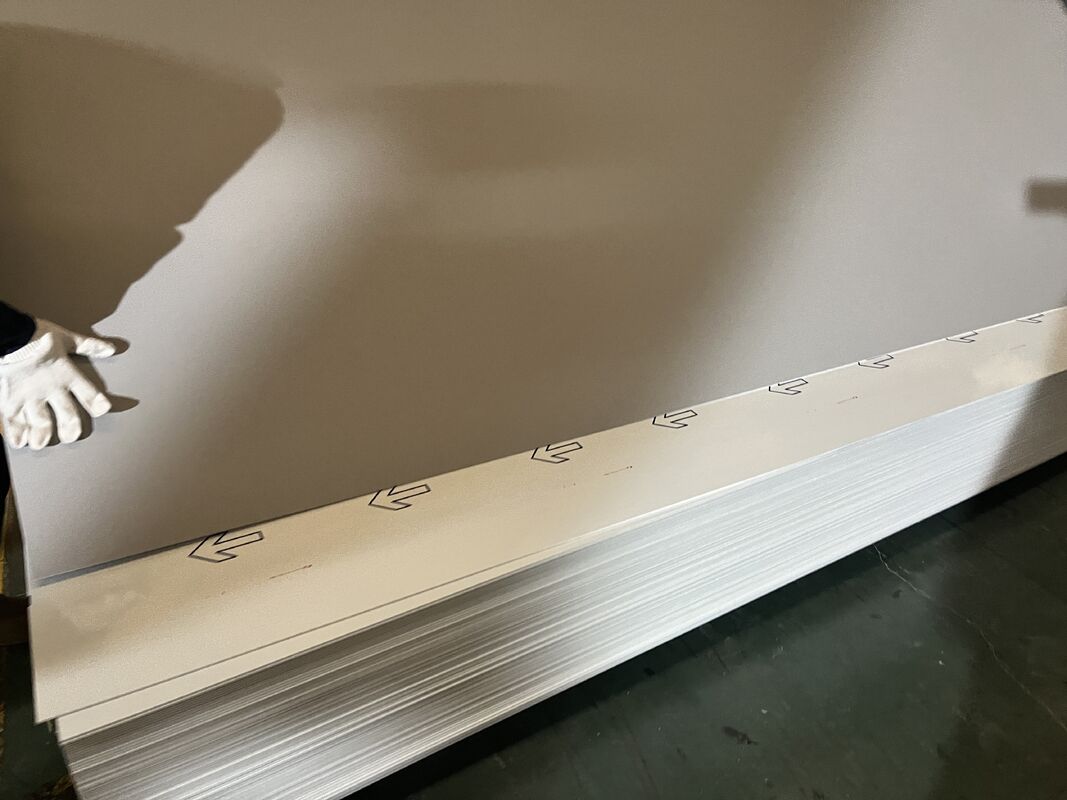 4 * 0.40mm FR B1 lớp chống cháy nhôm Composite Panel cho trung tâm mua sắm, khách sạn, ga xe lửa vv