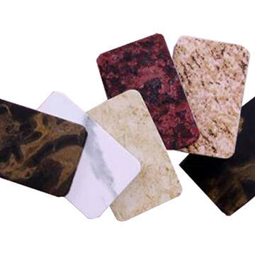 Trong kho 1220 * 2440mm Marble Aluminium Panel PVDF phủ, cách nhiệt & chống tia UV cho tường rèm chứng nhận CE
