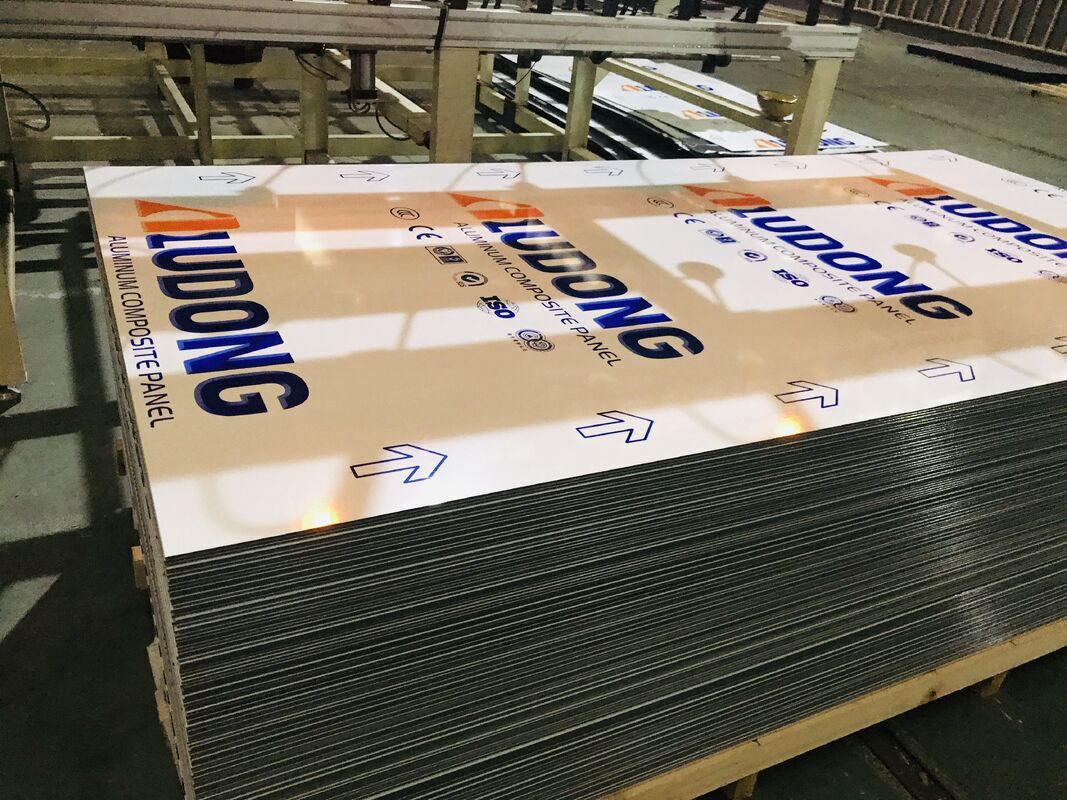 Hy Lạp chất lượng PE Aluminium Composite Panel cho các dấu hiệu và trang trí nội thất