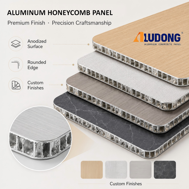 Tấm nhôm honeycomb dùng cho trần nhà, mái nhà, ốp tường nội và ngoại thất
