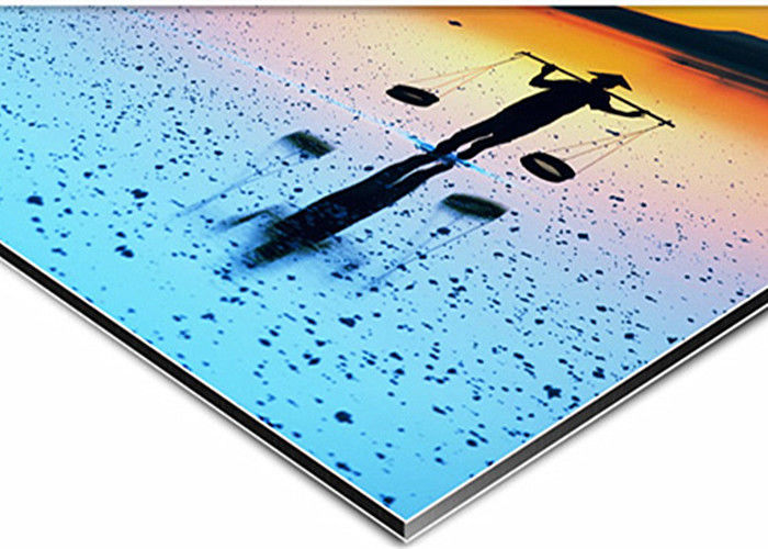 Oem Protective Film Aluminium Composite Panel với bề mặt hoàn thiện và nền trang trí