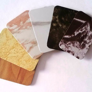 Golden Supplier Marble Grain Acp Sheet Lớp phủ tường bên ngoài, Đá tự nhiên bền cho tòa nhà khách sạn Villa