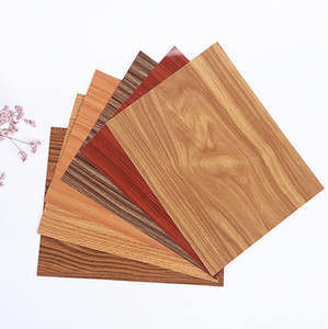 Trong kho 1220 * 2440mm Aluminium Composite Panel Wood Pattern, High Strength Mould Proof cho trang trí nội thất chứng nhận CE