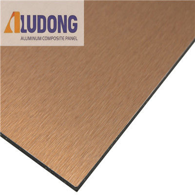 Giá xuất xưởng Tấm nhôm chải ACP/ ACM 4x8 Ft, Phủ Nano, Lắp đặt dễ dàng cho Vách ngăn
