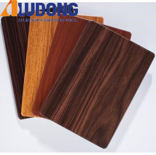 Tấm ACM hạt gỗ OEM & ODM ACP 1550 * 3000mm, phủ nano, chống trầy xước & cách âm cho ga tàu điện ngầm chất lượng hàng đầu