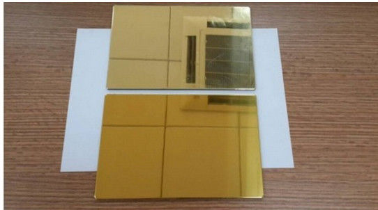 Phân đồ nhôm đánh bóng gương 0.04-0.5mm Polyethylene Core 30%-70% Gloss 1220-2000mm ISO chứng nhận