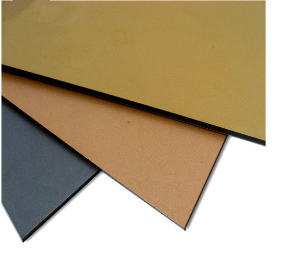 Phân đồ nhôm đánh bóng gương 0.04-0.5mm Polyethylene Core 30%-70% Gloss 1220-2000mm ISO chứng nhận