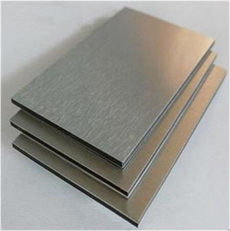 Bán nóng ACM / ACP Anodized Brushed Aluminium Composite Panel 4mm, PVDF Coating, chống trầy xước cho cabin thang máy