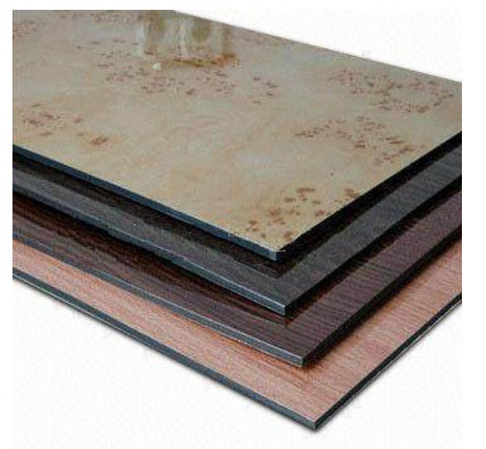 Bao bì an toàn 3mm hạt đá cẩm thạch ACM / ACP PE PVDF phủ, dễ làm sạch & chống trầy xước cho bếp Backsplash trong kho