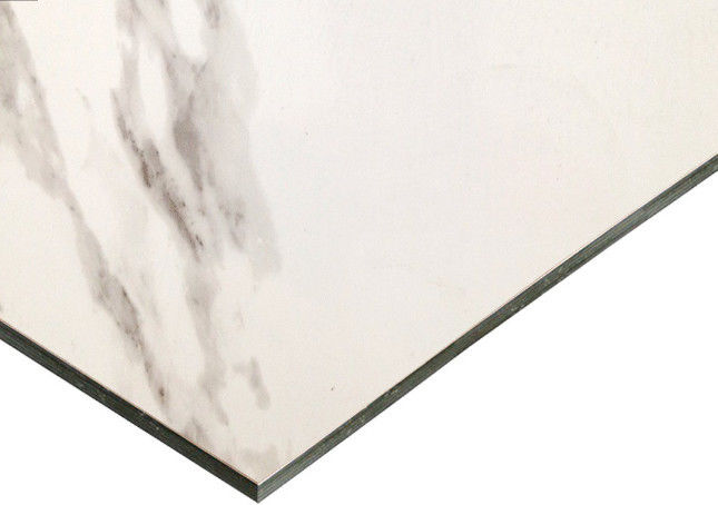 4mm PVDF Aluminium Composite Panel High Gloss Marble Grain Finish Alucobond Panel cho khách sạn sang trọng
