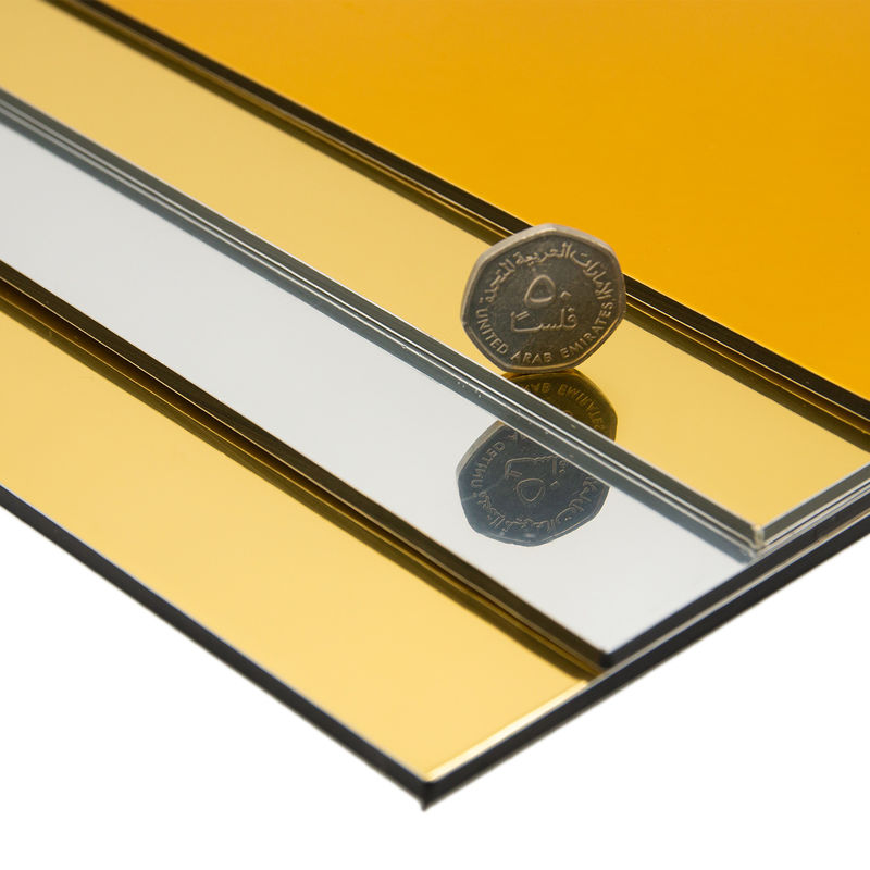 Quảng cáo PE lõi 0.3mm ACP Alucobond vẽ nhôm bảng kết hợp cho màn tường rèm cửa trong nhà
