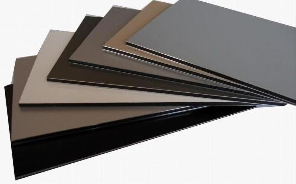 Quảng cáo Fascia 1250mm 1500mm PVDF ACP Alucobond Drawing Aluminium Composite Panel For Curtain Wall Eaves Indoor Shelter