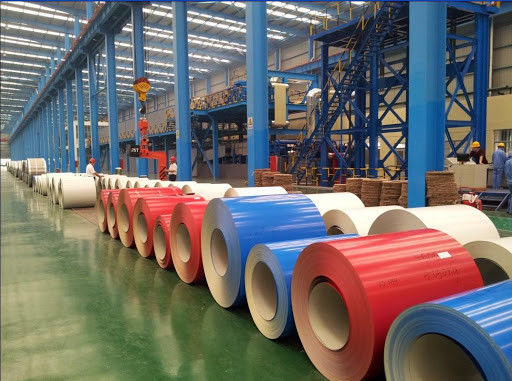 PE / PVDF Coating Aluminium Coil pha sẵn ACP Coil trước hoặc Back Coil Mill Lớp sơn lót