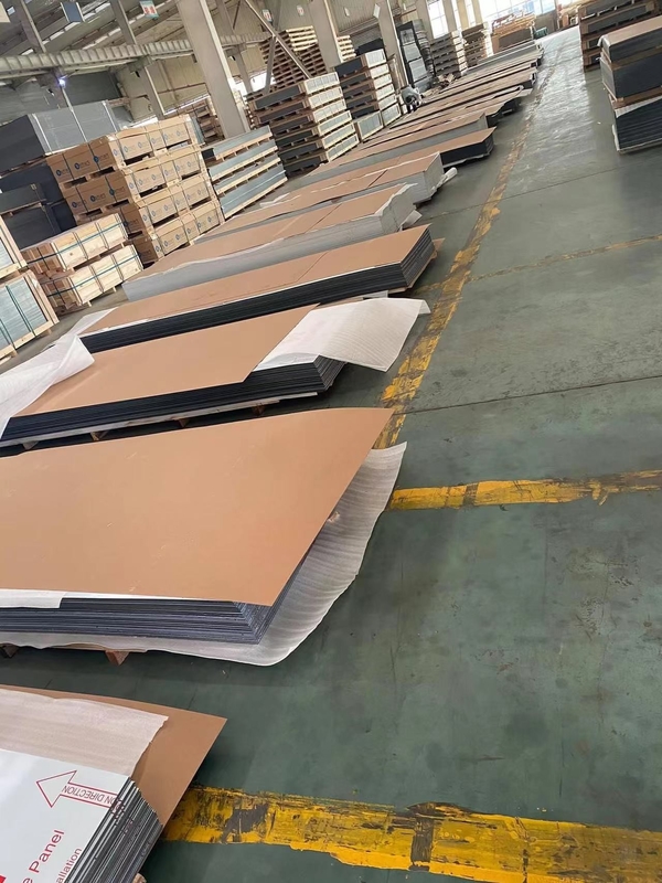 Bảng điều khiển tổng hợp nhôm ACP màu gỗ với trang trí nội thất giả