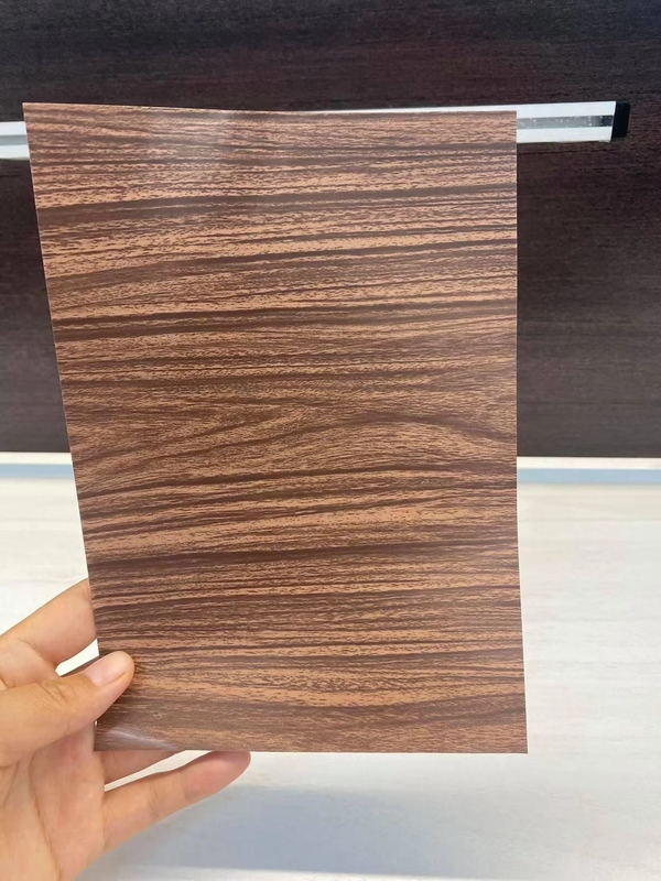 Bảng điều khiển tổng hợp nhôm có độ dày 0,3mm với gương được đánh bóng bằng gỗ Granite Màu PET