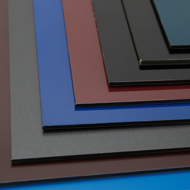 Sức mạnh xẻ hơn 7N/mm PVDF Aluminium Composite Panel Fireproof Grade B1/A2
