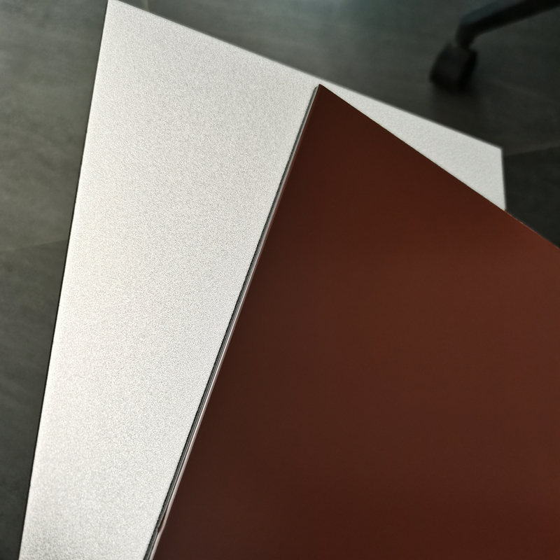 Sức mạnh xẻ hơn 7N/mm PVDF Aluminium Composite Panel Fireproof Grade B1/A2