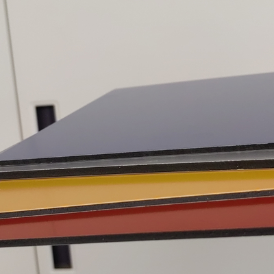 1220 * 2440 * 3 PE Tấm nhôm tổng hợp ACP Tấm 1500mm ZWM-87