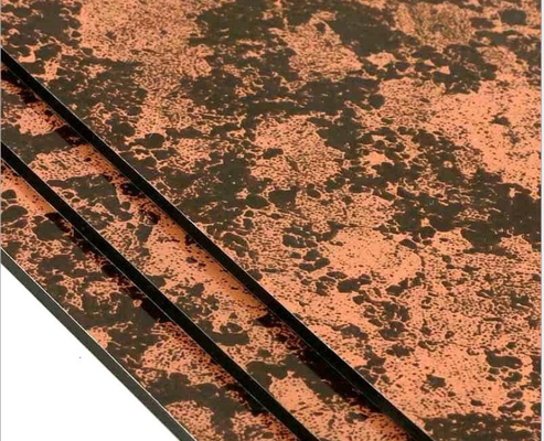 Marble Look Waterproof Aluminium Composite Panel với độ bền / Bảo trì thấp