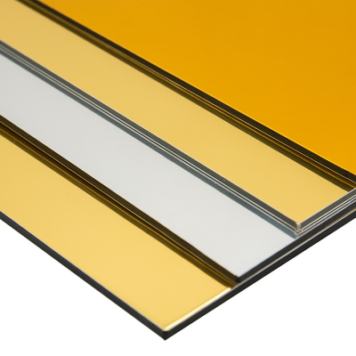 Alucobond PVDF Aluminium Composite Panel với lõi không thể phá vỡ và bề mặt bóng