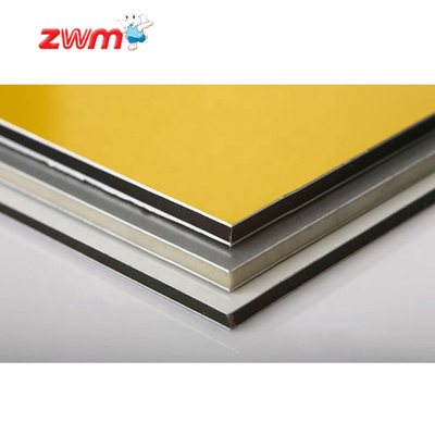 PE Aluminium Composite Panel Một loạt các chiều rộng cho các thông số kỹ thuật thiết kế khác nhau
