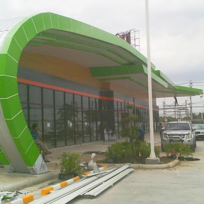 1500 * 5000 * 4mm PVDF Aluminium Composite Panel Acm cho tường rèm và lớp phủ bên ngoài