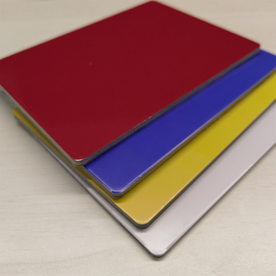 1220*2440*4*0.21mm PVDF Aluminium Composite Panel ACP / Acm Cho tấm tường và trang trí bên ngoài