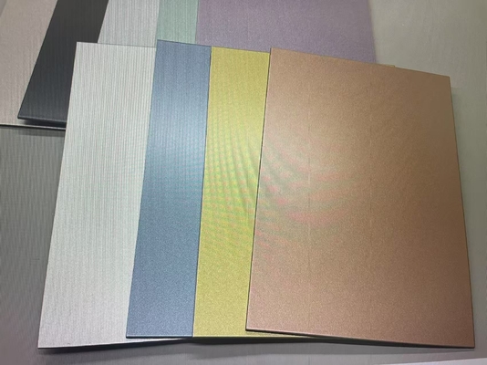 Bảo vệ Nano-PVDF lớp phủ nhựa nhôm tổng hợp bàn chải cho trang trí kiến trúc