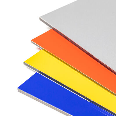 Sẵn sàng để vận chuyển 2mm ACP Sức mạnh cao & chống cháy, PE PVDF Glossy Finish cho tường ngăn bán chạy nhất trên Ali