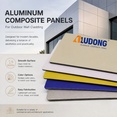 Tấm nhôm composite ALUDONG với tiêu chuẩn và chất lượng Euro