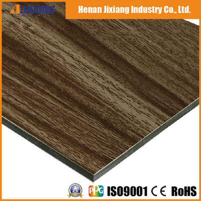 OEM Nhà máy gỗ hạt ACP 4mm, PVDF phủ, bề mặt chống trầy xước cho bên ngoài nội thất tường phủ bán chạy nhất