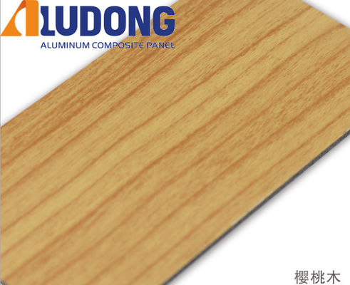 Nhà sản xuất trực tiếp 5mm gỗ hạt ACP PVDF lớp phủ, chống tia UV & chống cháy cho bức tường rèm 24/7 Hỗ trợ kỹ thuật