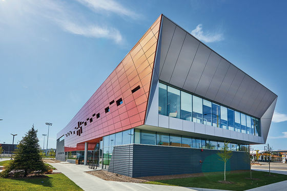 PE phủ ACP Đơn giản và thanh lịch High Gloss Aluminium Composite Panel cho Xây dựng đương đại